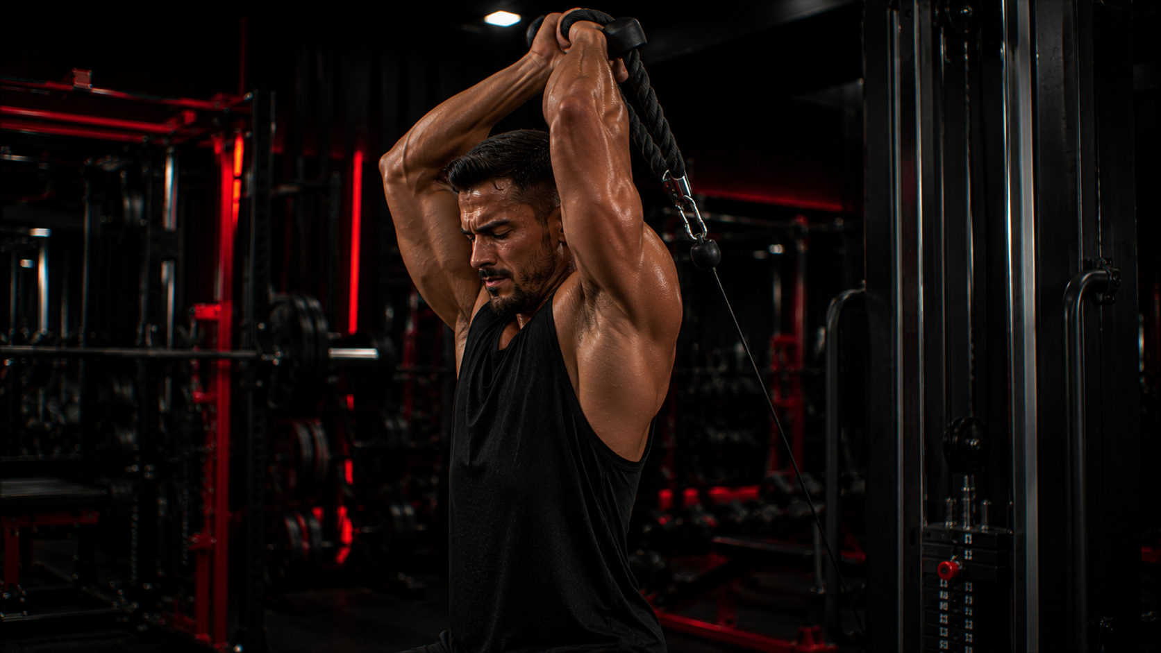 L'extension nuque : le meilleur exercice pour la longue portion du triceps
